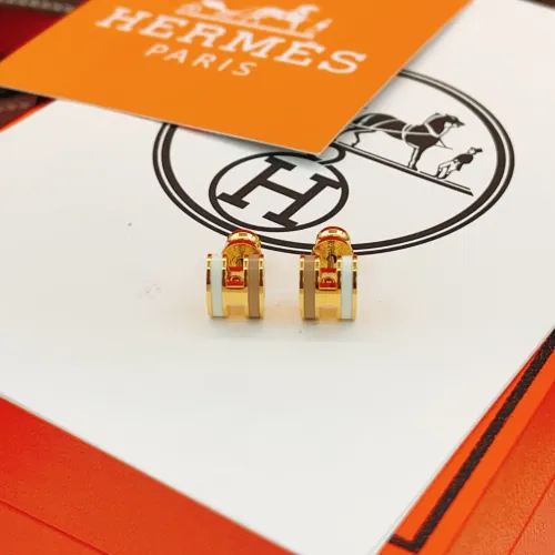 Replica Hermes Earrings For Women #1398423 $32.00 USD for Wholesale