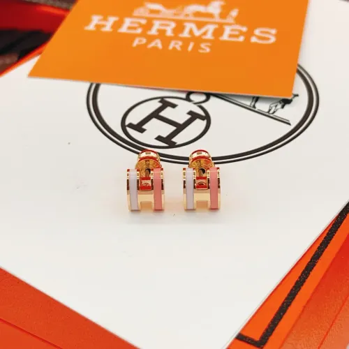 Replica Hermes Earrings For Women #1398425 $32.00 USD for Wholesale