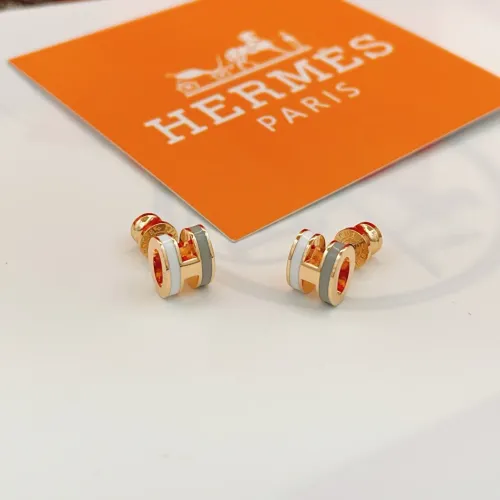 Replica Hermes Earrings For Women #1398429 $32.00 USD for Wholesale