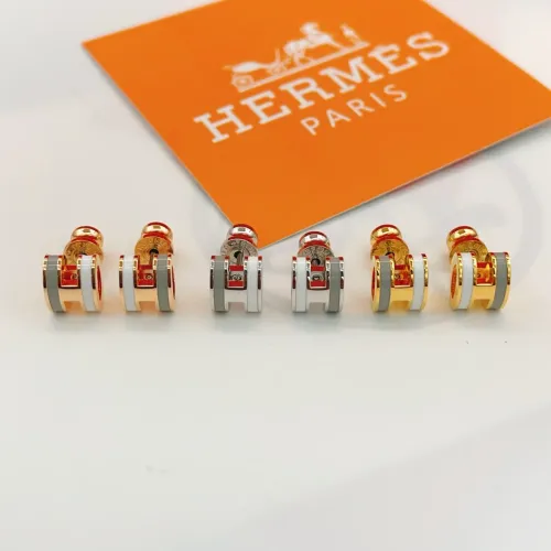 Replica Hermes Earrings For Women #1398430 $32.00 USD for Wholesale