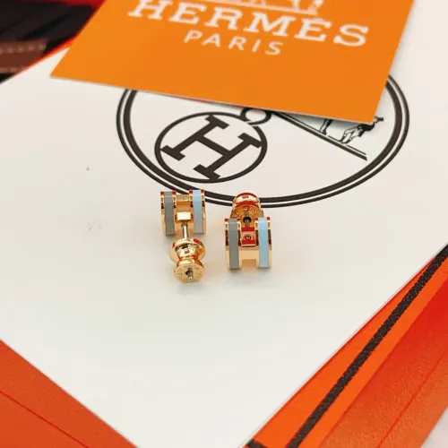 Replica Hermes Earrings For Women #1398432 $32.00 USD for Wholesale