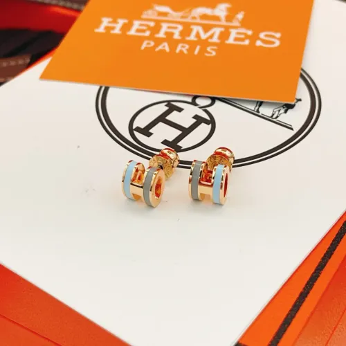 Replica Hermes Earrings For Women #1398432 $32.00 USD for Wholesale