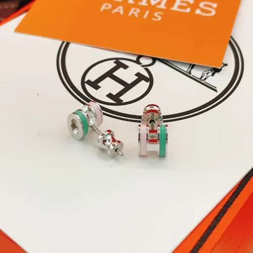 Replica Hermes Earrings For Women #1398437 $32.00 USD for Wholesale