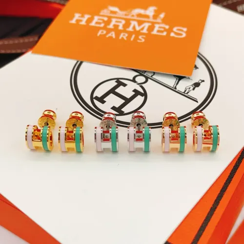 Replica Hermes Earrings For Women #1398440 $32.00 USD for Wholesale