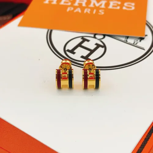 Replica Hermes Earrings For Women #1398452 $32.00 USD for Wholesale