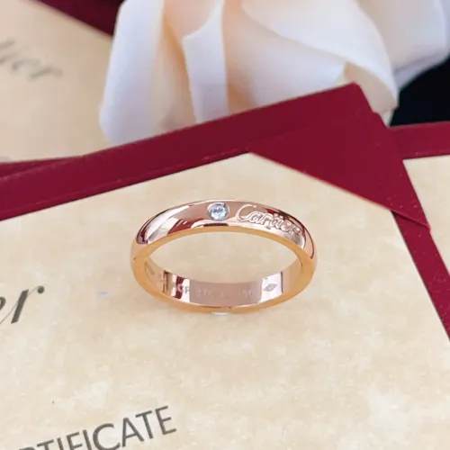 Replica Cartier Rings In Rose Gold #1398482 $25.00 USD for Wholesale