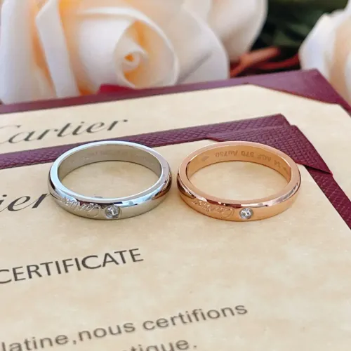 Replica Cartier Rings In Rose Gold #1398482 $25.00 USD for Wholesale