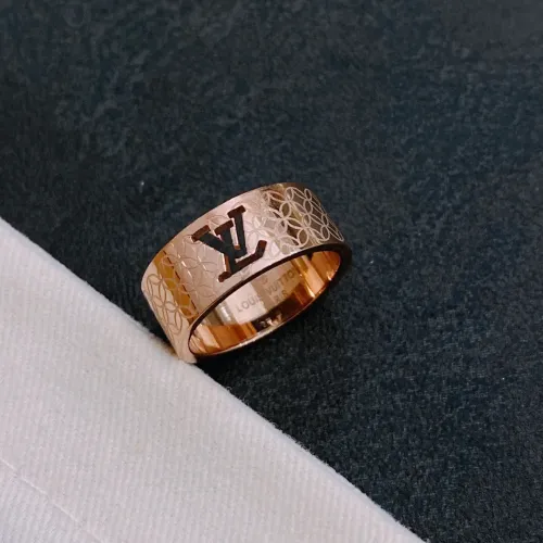 Louis Vuitton LV Rings In Rose Gold For Unisex #1398517 $27.00 USD, Wholesale Replica Louis Vuitton LV Rings