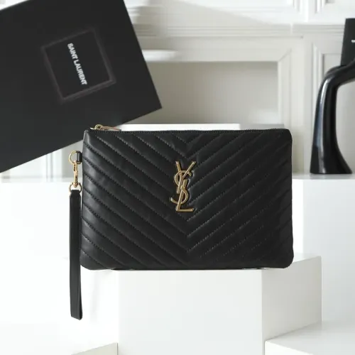 Yves Saint Laurent AAA Quality Pouches #1398531 $68.00 USD, Wholesale Replica Yves Saint Laurent AAA Wallets
