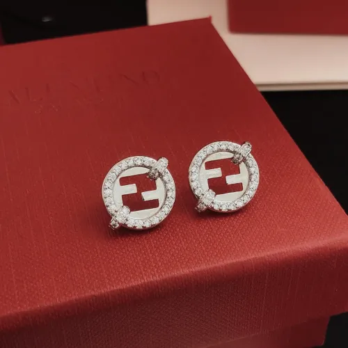 Fendi Earrings For Women #1398658 $25.00 USD, Wholesale Replica Fendi Earrings