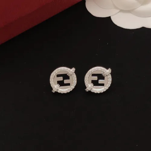 Replica Fendi Earrings For Women #1398658 $25.00 USD for Wholesale