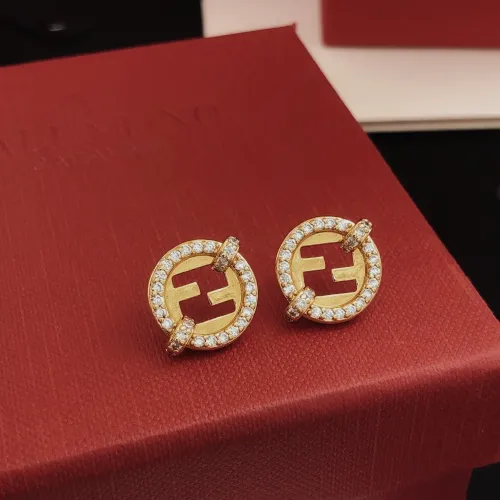 Fendi Earrings For Women #1398659 $25.00 USD, Wholesale Replica Fendi Earrings