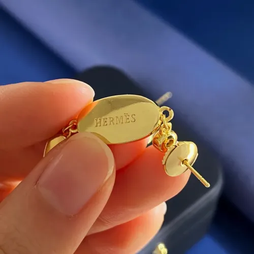 Replica Hermes Earrings For Women #1398672 $27.00 USD for Wholesale