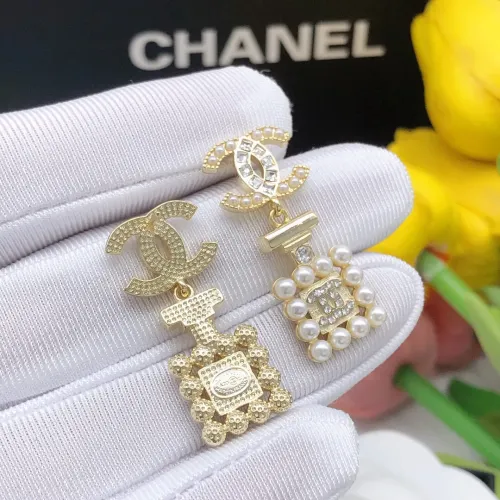 Replica Chanel Earrings For Women #1398798 $25.00 USD for Wholesale