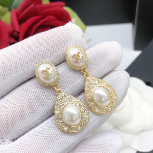 Replica Chanel Earrings For Women #1398815 $25.00 USD for Wholesale