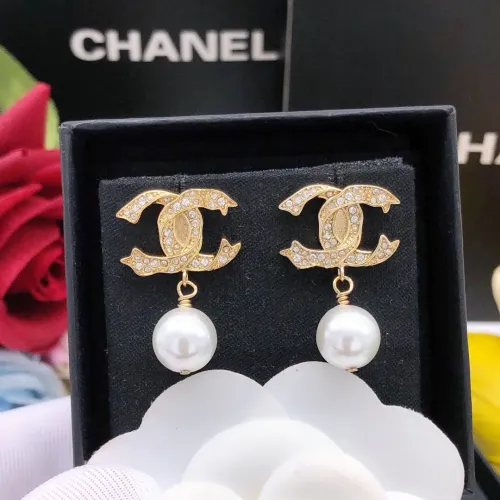 Chanel Earrings For Women #1398816 $25.00 USD, Wholesale Replica Chanel Earrings