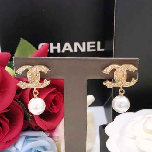 Replica Chanel Earrings For Women #1398816 $25.00 USD for Wholesale