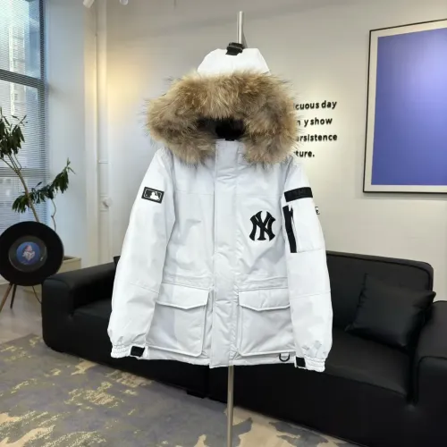 New York Yankees Down Feather Coat Long Sleeved For Unisex #1398841 $160.00 USD, Wholesale Replica New York Yankees Down Feather Coat