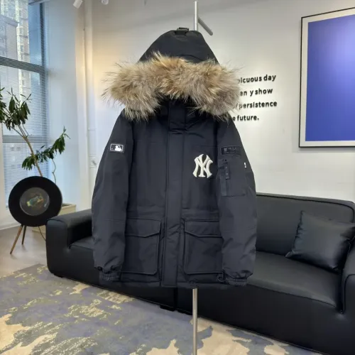 New York Yankees Down Feather Coat Long Sleeved For Unisex #1398842 $160.00 USD, Wholesale Replica New York Yankees Down Feather Coat