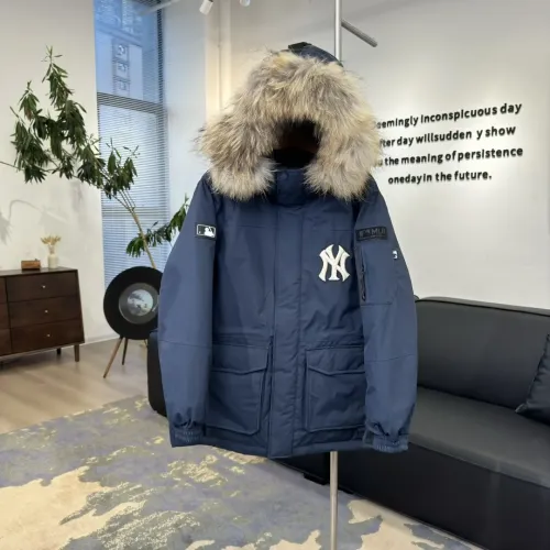 New York Yankees Down Feather Coat Long Sleeved For Unisex #1398843 $160.00 USD, Wholesale Replica New York Yankees Down Feather Coat