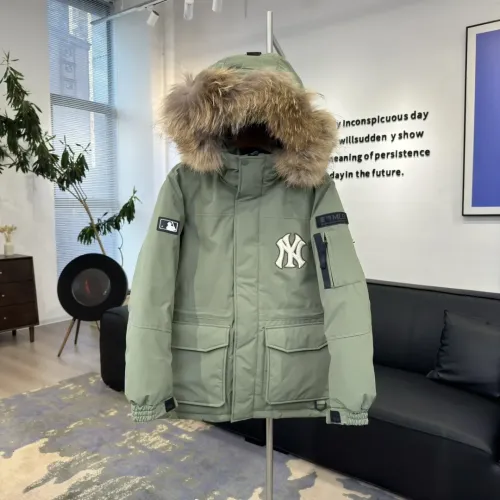 New York Yankees Down Feather Coat Long Sleeved For Unisex #1398844 $160.00 USD, Wholesale Replica New York Yankees Down Feather Coat