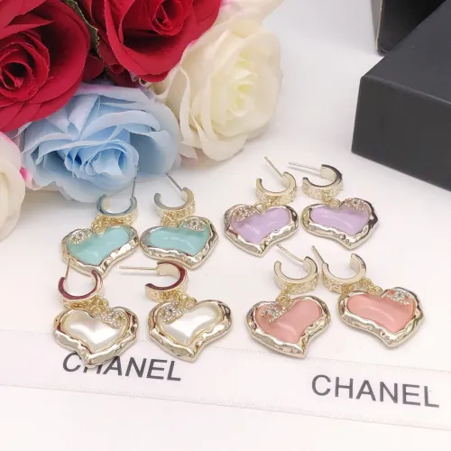 Replica Chanel Earrings For Women #1398852 $25.00 USD for Wholesale