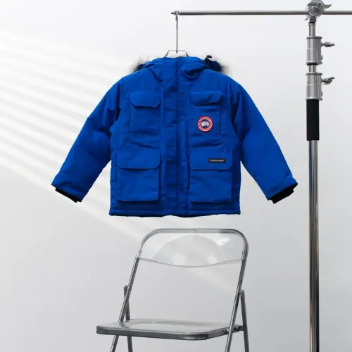 Canada Goose Down Feather Coat Long Sleeved For Kids #1398859 $132.00 USD, Wholesale Replica Canada Goose Down Feather Coat