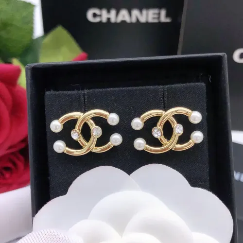 Replica Chanel Earrings For Women #1398934 $25.00 USD for Wholesale