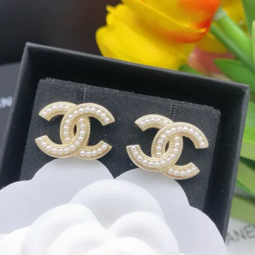 Replica Chanel Earrings For Women #1398948 $25.00 USD for Wholesale