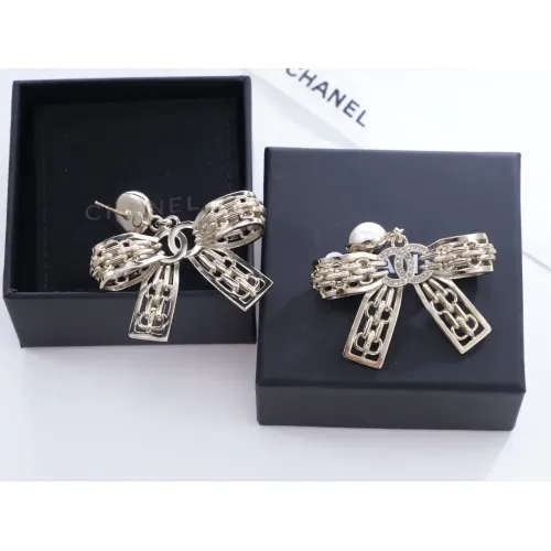Replica Chanel Earrings For Women #1398952 $52.00 USD for Wholesale