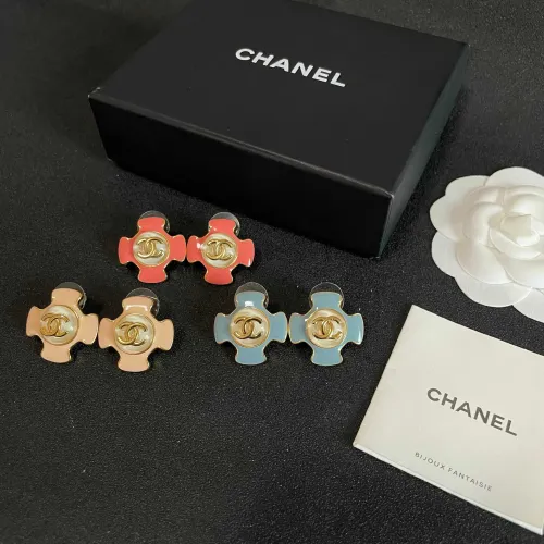 Replica Chanel Earrings For Women #1398962 $32.00 USD for Wholesale