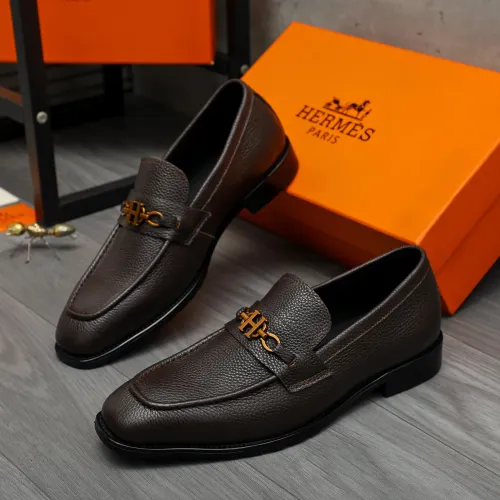 Hermes Leather Shoes For Men #1399057 $85.00 USD, Wholesale Replica Hermes Leather Shoes