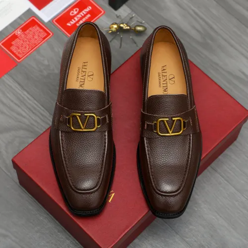 Replica Valentino Leather Shoes For Men #1399059 $85.00 USD for Wholesale