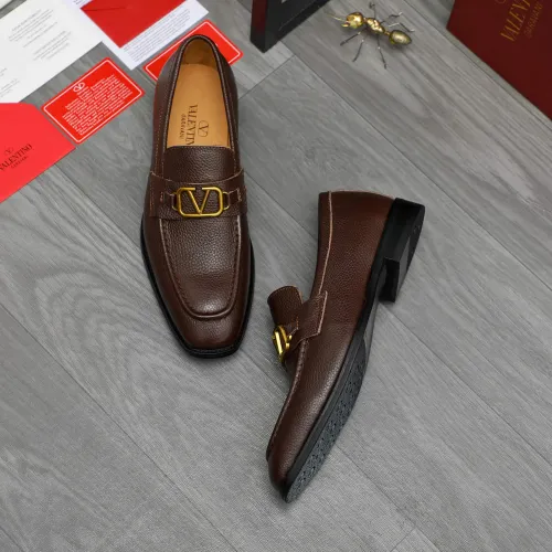 Replica Valentino Leather Shoes For Men #1399059 $85.00 USD for Wholesale