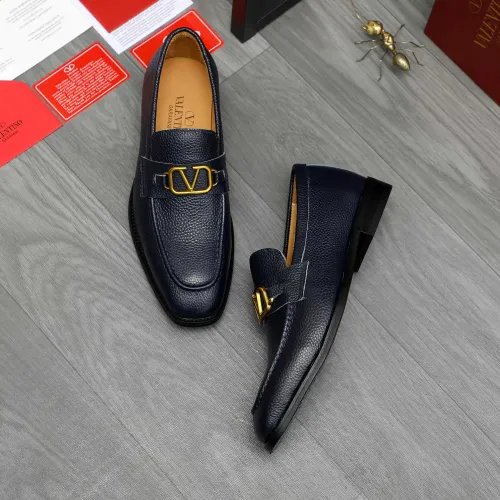 Replica Valentino Leather Shoes For Men #1399066 $85.00 USD for Wholesale