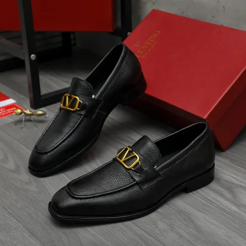 Valentino Leather Shoes For Men #1399068 $85.00 USD, Wholesale Replica Valentino Leather Shoes