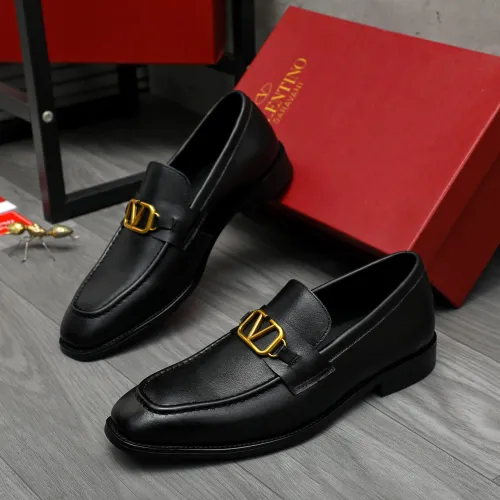 Valentino Leather Shoes For Men #1399069 $85.00 USD, Wholesale Replica Valentino Leather Shoes