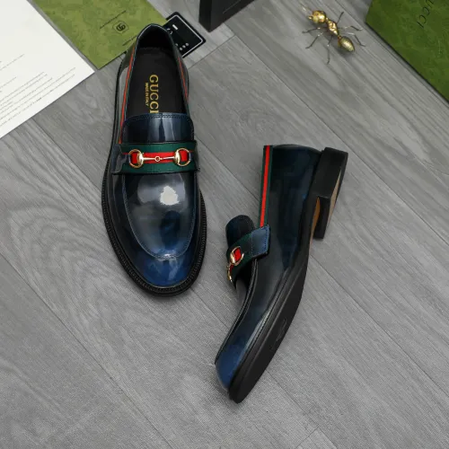 Replica Gucci Oxfords Shoes For Men #1399098 $88.00 USD for Wholesale