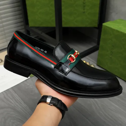 Replica Gucci Oxfords Shoes For Men #1399100 $88.00 USD for Wholesale