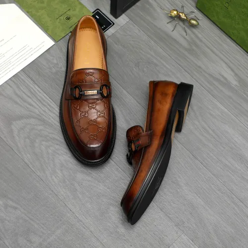 Replica Gucci Oxfords Shoes For Men #1399101 $88.00 USD for Wholesale