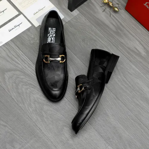 Salvatore Ferragamo Leather Shoes For Men #1399115 $82.00 USD, Wholesale Replica Salvatore Ferragamo Leather Shoes