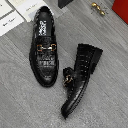 Salvatore Ferragamo Leather Shoes For Men #1399117 $82.00 USD, Wholesale Replica Salvatore Ferragamo Leather Shoes