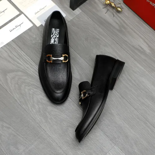 Salvatore Ferragamo Leather Shoes For Men #1399124 $82.00 USD, Wholesale Replica Salvatore Ferragamo Leather Shoes