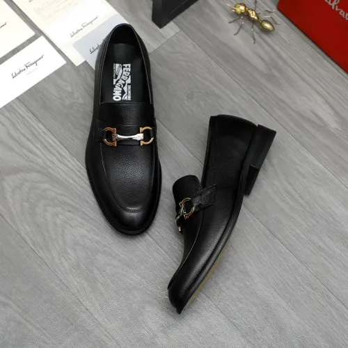 Salvatore Ferragamo Leather Shoes For Men #1399125 $82.00 USD, Wholesale Replica Salvatore Ferragamo Leather Shoes