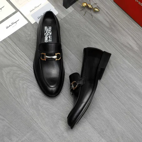 Salvatore Ferragamo Leather Shoes For Men #1399127 $82.00 USD, Wholesale Replica Salvatore Ferragamo Leather Shoes