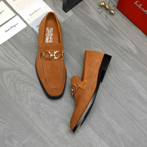 Salvatore Ferragamo Leather Shoes For Men #1399134 $80.00 USD, Wholesale Replica Salvatore Ferragamo Leather Shoes