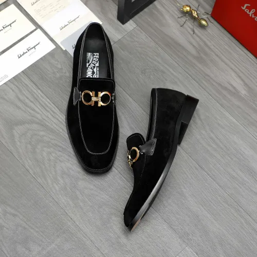 Salvatore Ferragamo Leather Shoes For Men #1399136 $80.00 USD, Wholesale Replica Salvatore Ferragamo Leather Shoes