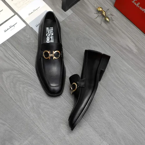 Salvatore Ferragamo Leather Shoes For Men #1399137 $82.00 USD, Wholesale Replica Salvatore Ferragamo Leather Shoes