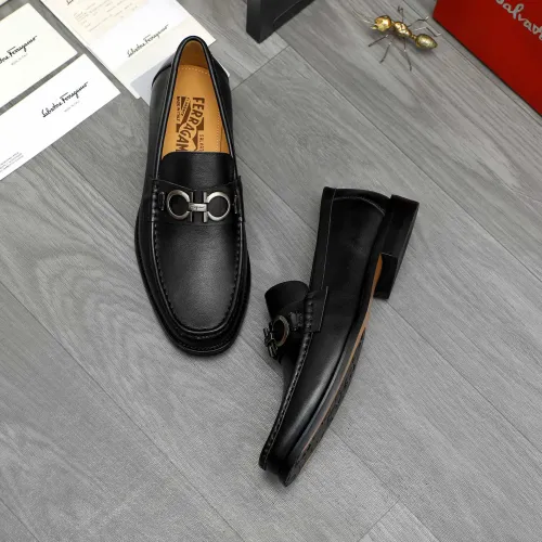 Salvatore Ferragamo Leather Shoes For Men #1399142 $85.00 USD, Wholesale Replica Salvatore Ferragamo Leather Shoes