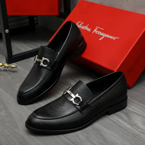 Salvatore Ferragamo Leather Shoes For Men #1399143 $82.00 USD, Wholesale Replica Salvatore Ferragamo Leather Shoes